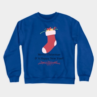 Merry Christmas and Happy New Year Crewneck Sweatshirt